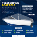 Boat Cover Support Poles, Adjustable 31"- 59" - FO4688 - Five Oceans