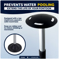 Boat Cover Support Poles, Adjustable 31"- 59" - FO4688 - Five Oceans