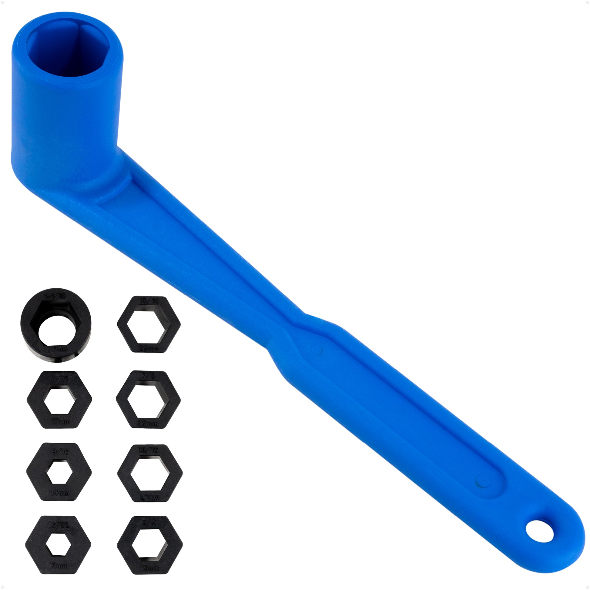 Universal Floating Prop Wrench Kit with Multiple Sockets, Blue - FO4689 - Five Oceans