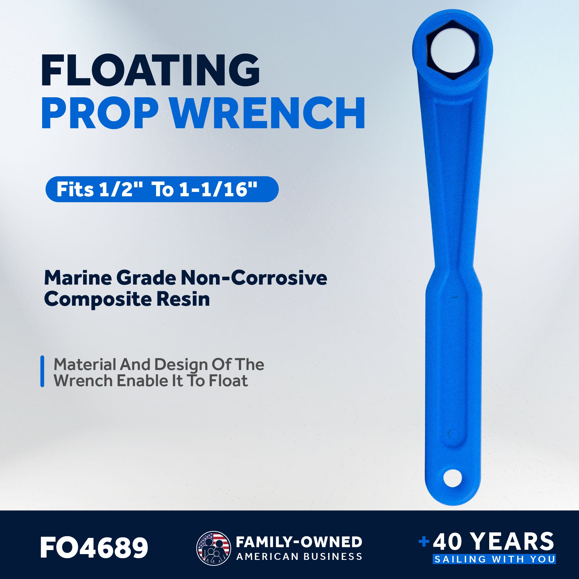 Universal Floating Prop Wrench Kit with Multiple Sockets - FO4689