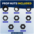 Universal Floating Prop Wrench Kit with Multiple Sockets, Blue - FO4689 - Five Oceans