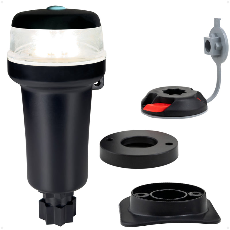 LED Anchor & Signal Flashlight Navigation Lights, Battery-Powered - 2NM