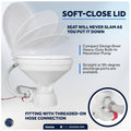 TMC Electric Toilet, Compact Bowl, Smart Flush Control, 12V - FO4705 - Five Oceans