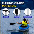 Telescoping Paddle & Hook 51"- 66" with Built-In Bilge Pump - FO4718 - Five Oceans