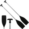 4' Paddle, T-Handle, Black, Aluminum, 2-Pack - FO4722-M2 - Five Oceans