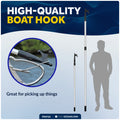 Telescoping Hook 56" - 96", Aluminum - FO4724 - Five Oceans