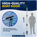 Telescoping Hook 42" - 96", Screw-On Top, Aluminum - FO4726 - Five Oceans