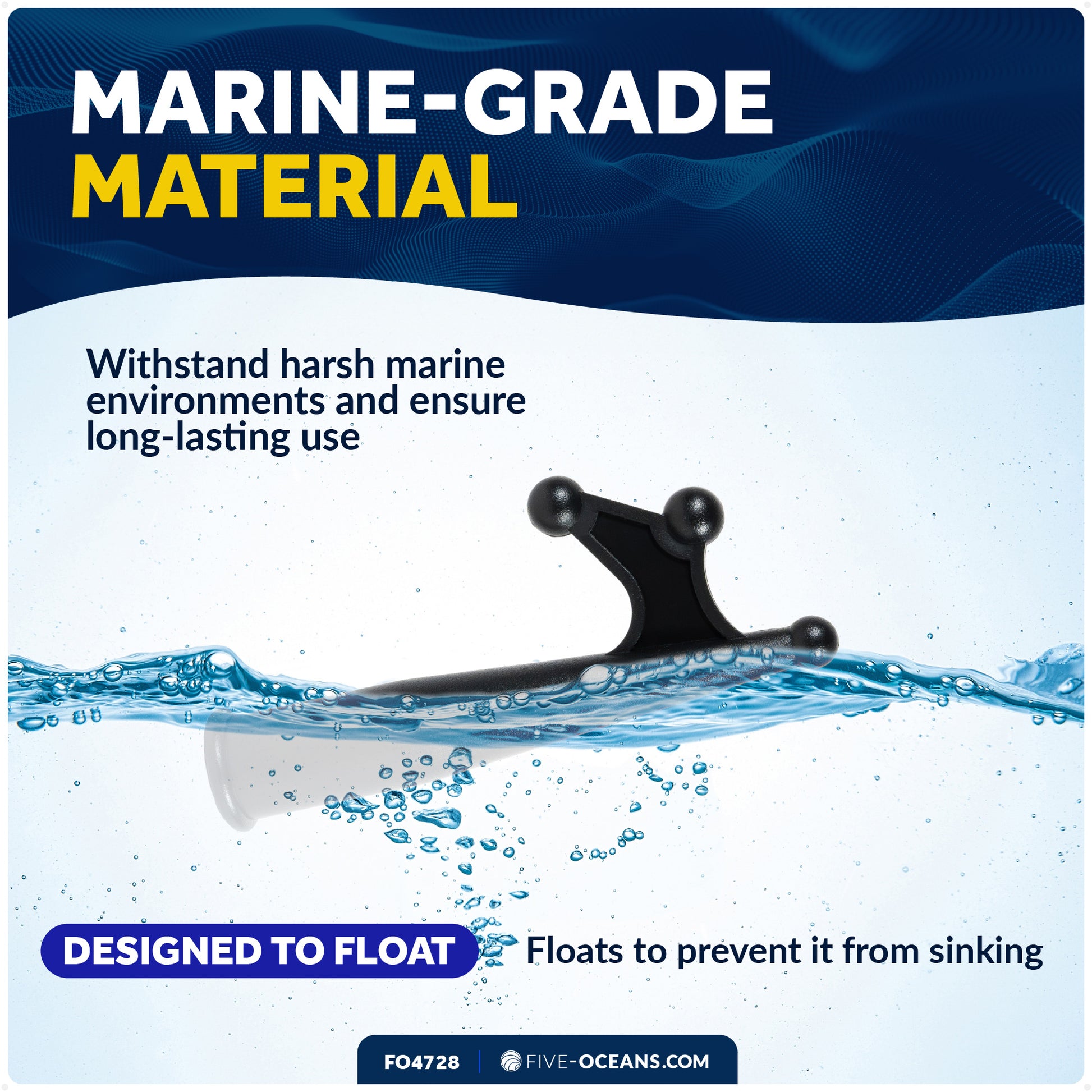 Screw-on Boat Hook Replacement Top - FO4728 - Five Oceans