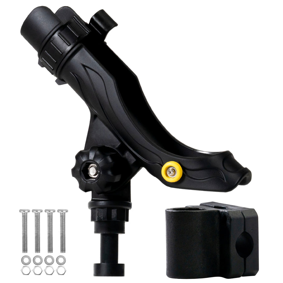fishing rod holder rail Single .875-1" Mount Dual Axis The RAP 370 R consists of the RAM ROD Light SpeedTM fishing rod holder The Complete Rod Holder Bundle