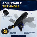 Kayak Rod Holder Kit - Deck & Rail Mounts, X-Large, Black, 2-Pack - FO4740-4746-M2 - Five Oceans