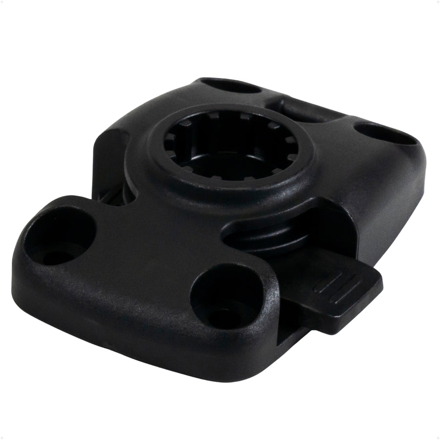 Kayak Rod Holder Deck Mount Base – Black