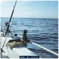 Kayak Rod Holder Rail Mount Base, Black - FO4746 - Five Oceans