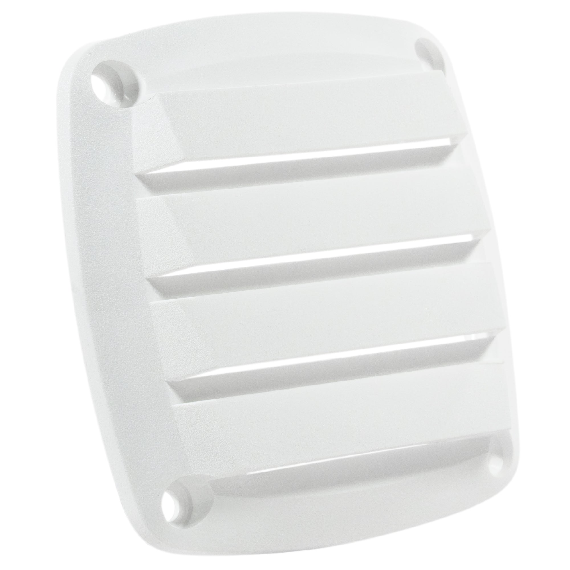 4-Slotted Louvered Flush Hose Ventilators, 3" Hose Diameter, White - FO4750 - Five Oceans