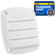 4-Slotted Louvered Flush Hose Ventilators, 3" - White - FO4750 - Five Oceans
