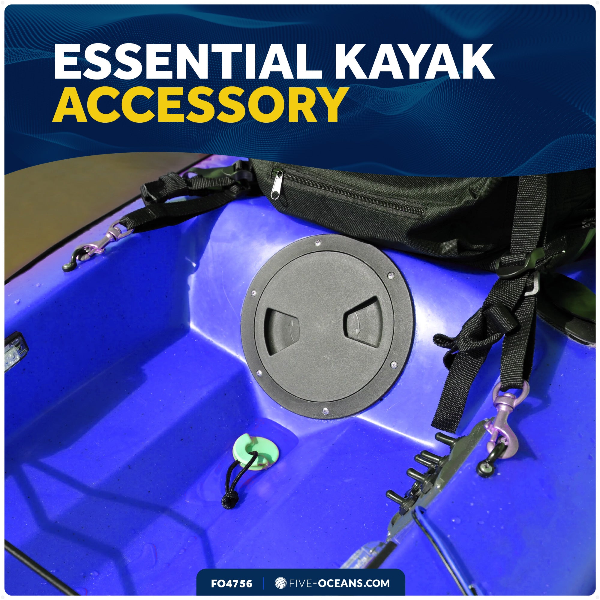 Scupper Plugs, Fits Drain Holes 1-1/4" - 1-3/4", 2-Pack - FO4756 - Five Oceans