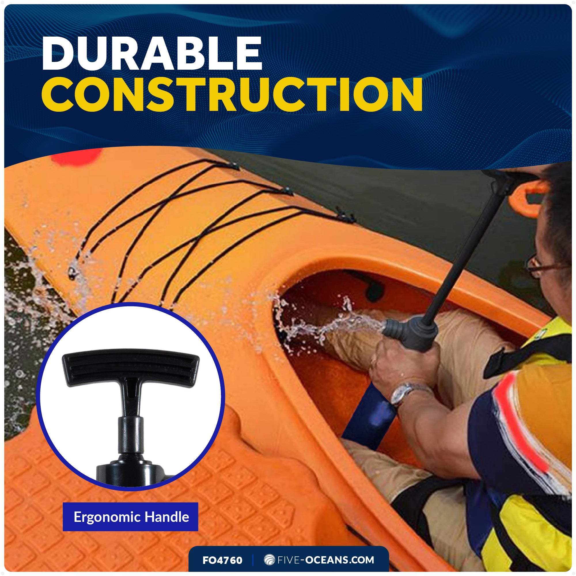 18" Manual Bilge Pump - FO4760 - Five Oceans