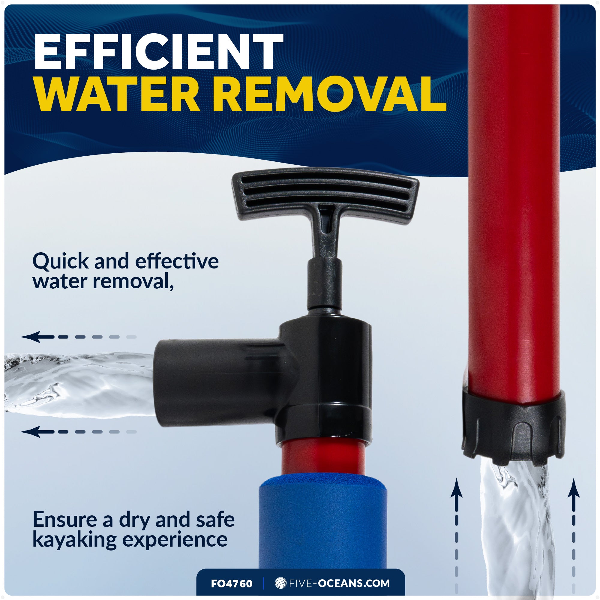 18" Kayak Manual Bilge Pump - FO4760