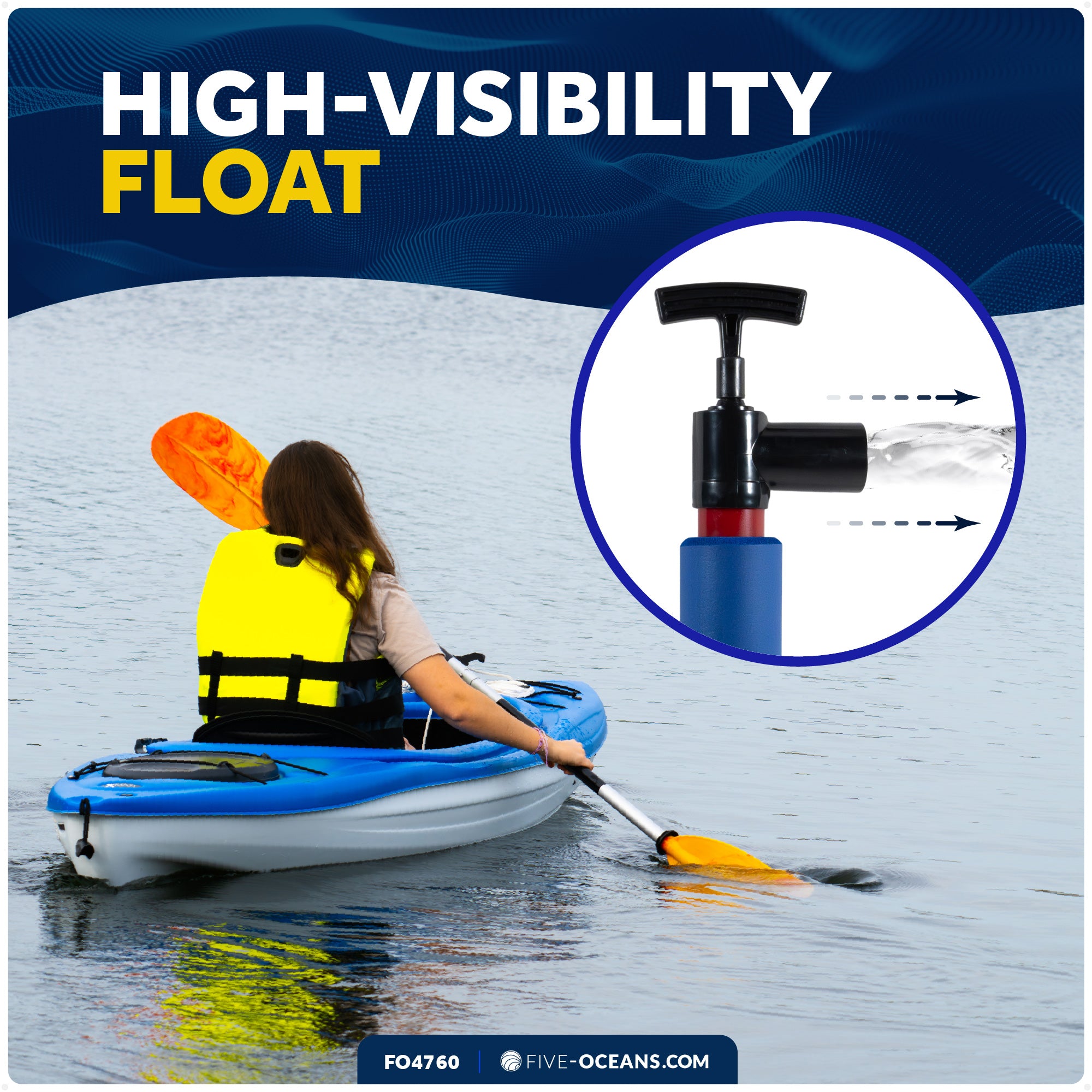18" Kayak Manual Bilge Pump - FO4760