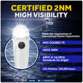 15" LED Anchor Navigation Light with Suction Cup, Battery-Powered - 2NM