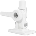 VHF Antenna Mount with Adjustable Ratchet, White Nylon - FO4766 - Five Oceans