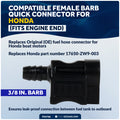 3/8" Fuel Connector for Honda Outboard Motors - FO4768 - Five Oceans