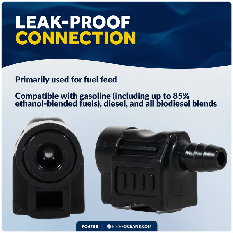 3/8" Fuel Connector for Honda Outboard Motors - FO4768 - Five Oceans