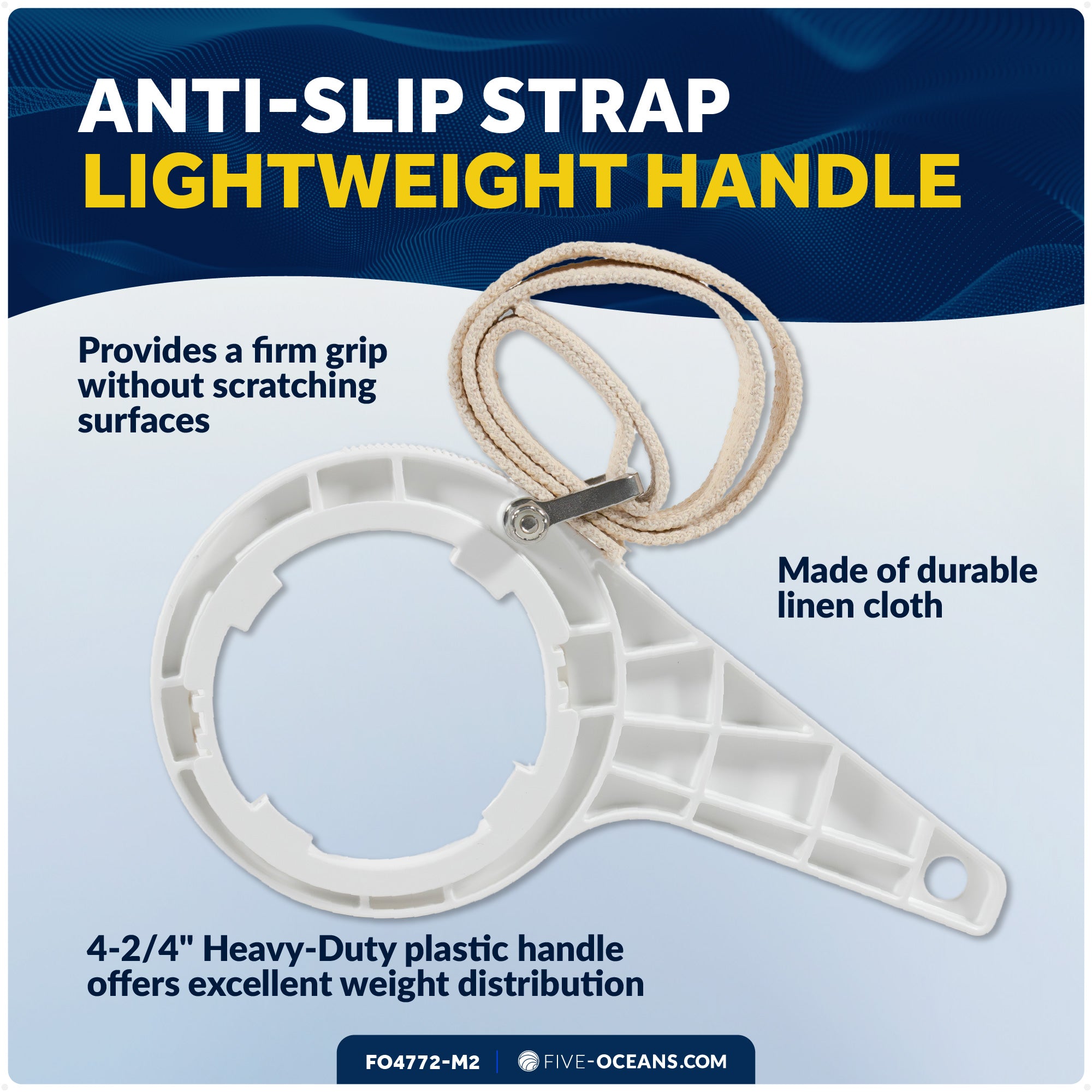 Strap Wrench for Fuel Filter Replacement, 2-Pack - FO4772-M2 - Five Oceans