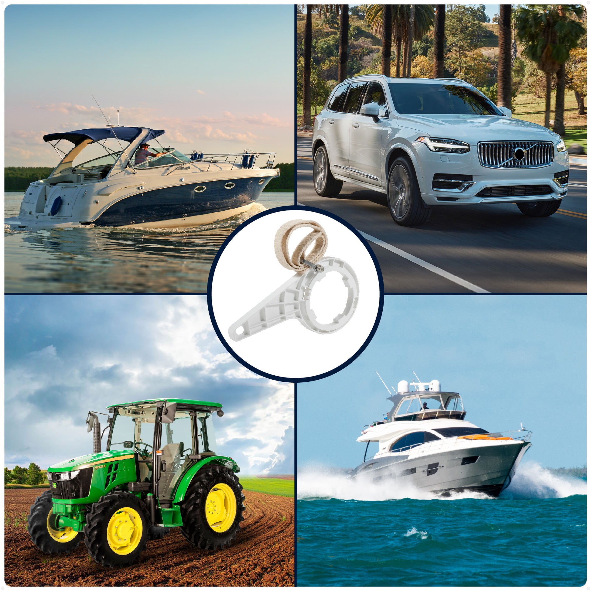 Strap Wrench for Fuel Filter Replacement, 2-Pack - FO4772-M2 - Five Oceans