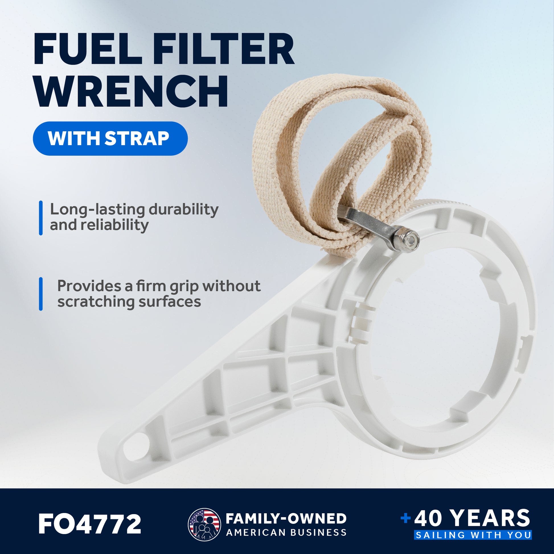 Fuel Filter Wrench with Strap - FO4772 - Five Oceans