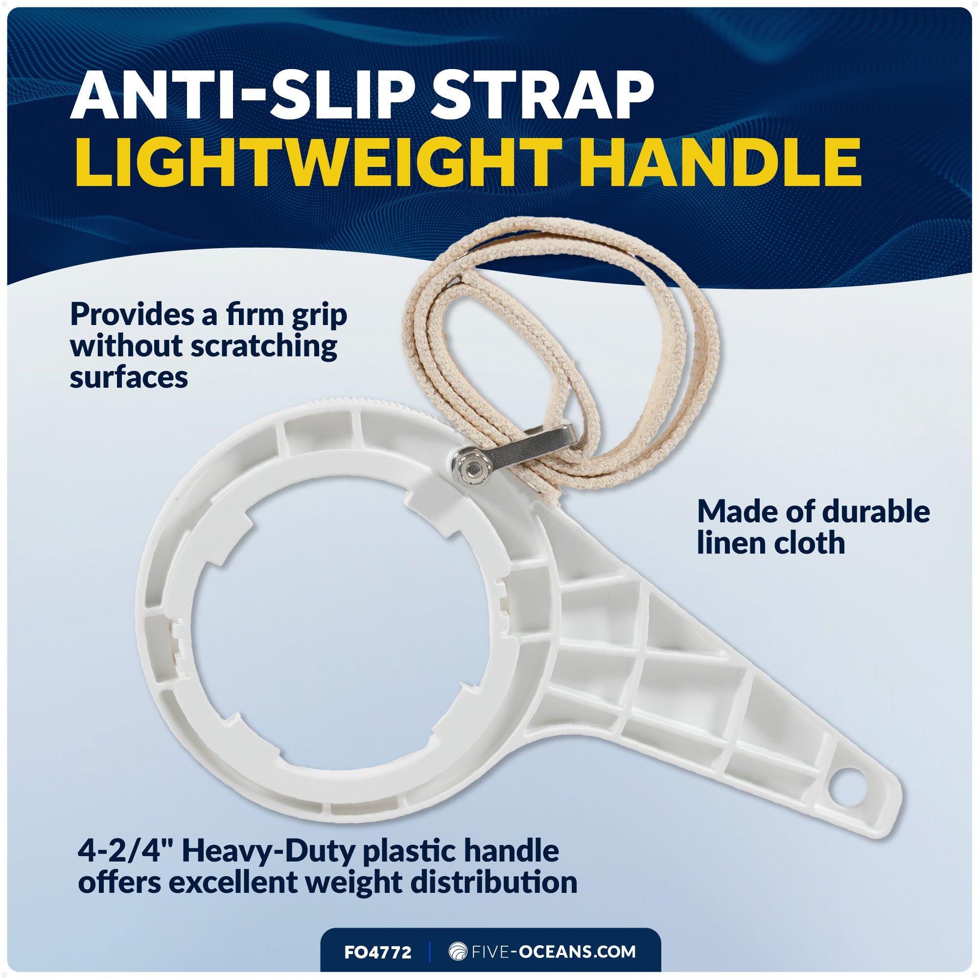 Fuel Filter Wrench with Strap - FO4772 - Five Oceans