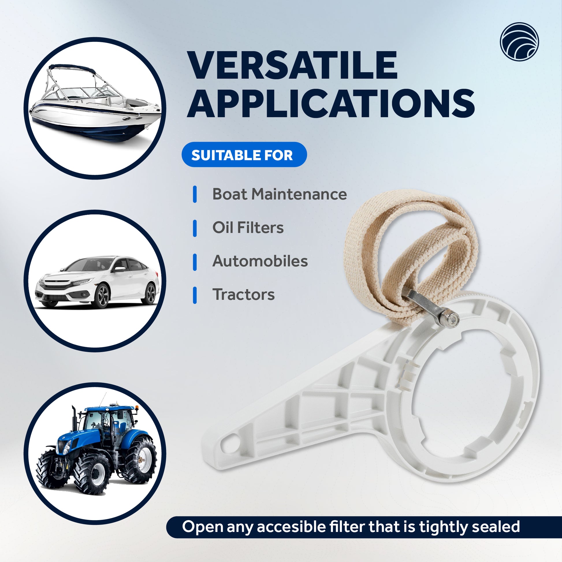 Fuel Filter Wrench with Strap - FO4772 - Five Oceans