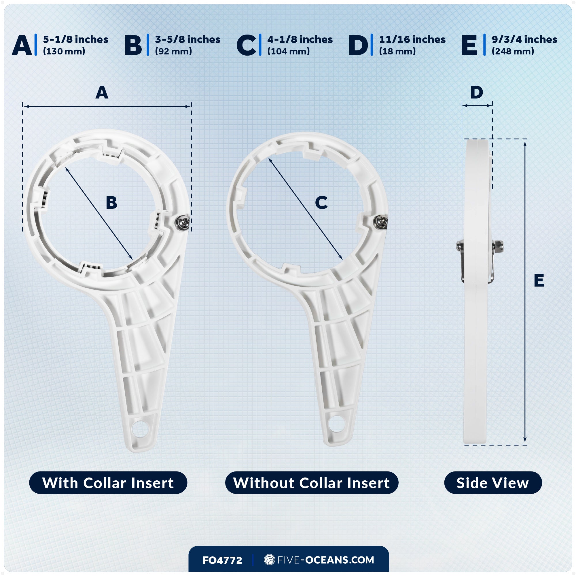 Strap Wrench for Fuel Filter Replacement - FO4772 - Five Oceans