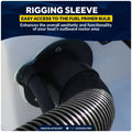 Outboard Rigging Flange with Fuel Hose Port & Hose Union Kit - FO4776-4778-KIT - Five Oceans