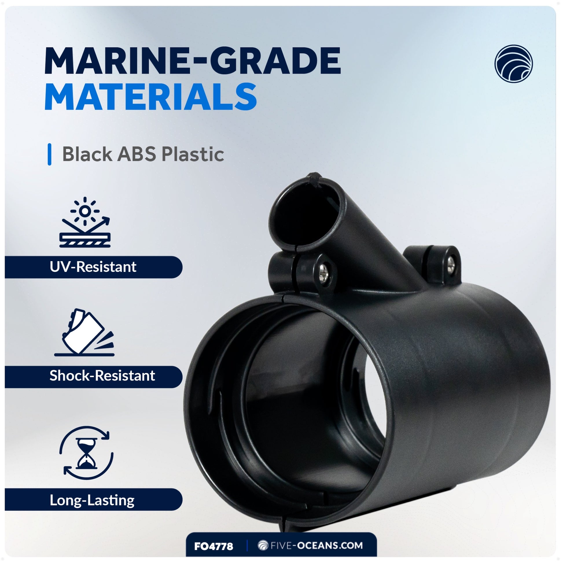 Outboard Rigging Hose Union with Fuel Port - FO4778 - Five Oceans