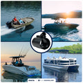 Outboard Rigging Hose Union with Fuel Port - FO4778 - Five Oceans