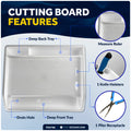 Fish Fillet Table / Cutting Board 17" x 14", Rail Mount & Deck Base - FO4780 - Five Oceans