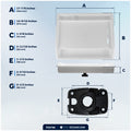 Fish Fillet Table / Cutting Board 17" x 14", Rail Mount & Deck Base - FO4780 - Five Oceans