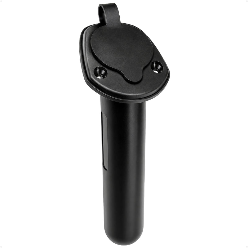60-Degree Flush Mount Fishing Rod Holder - Black Nylon