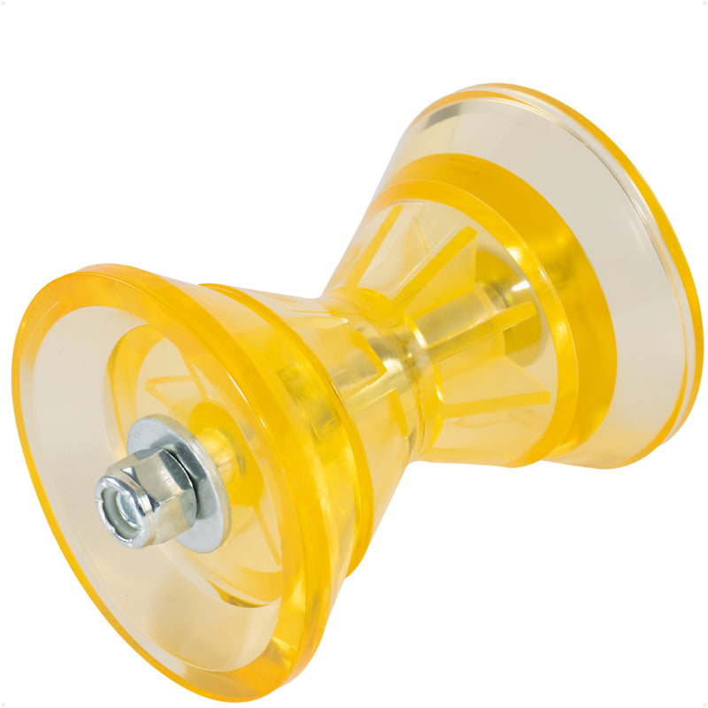 4" Trailer Bow Roller, Clear Yellow - FO4788 - Five Oceans