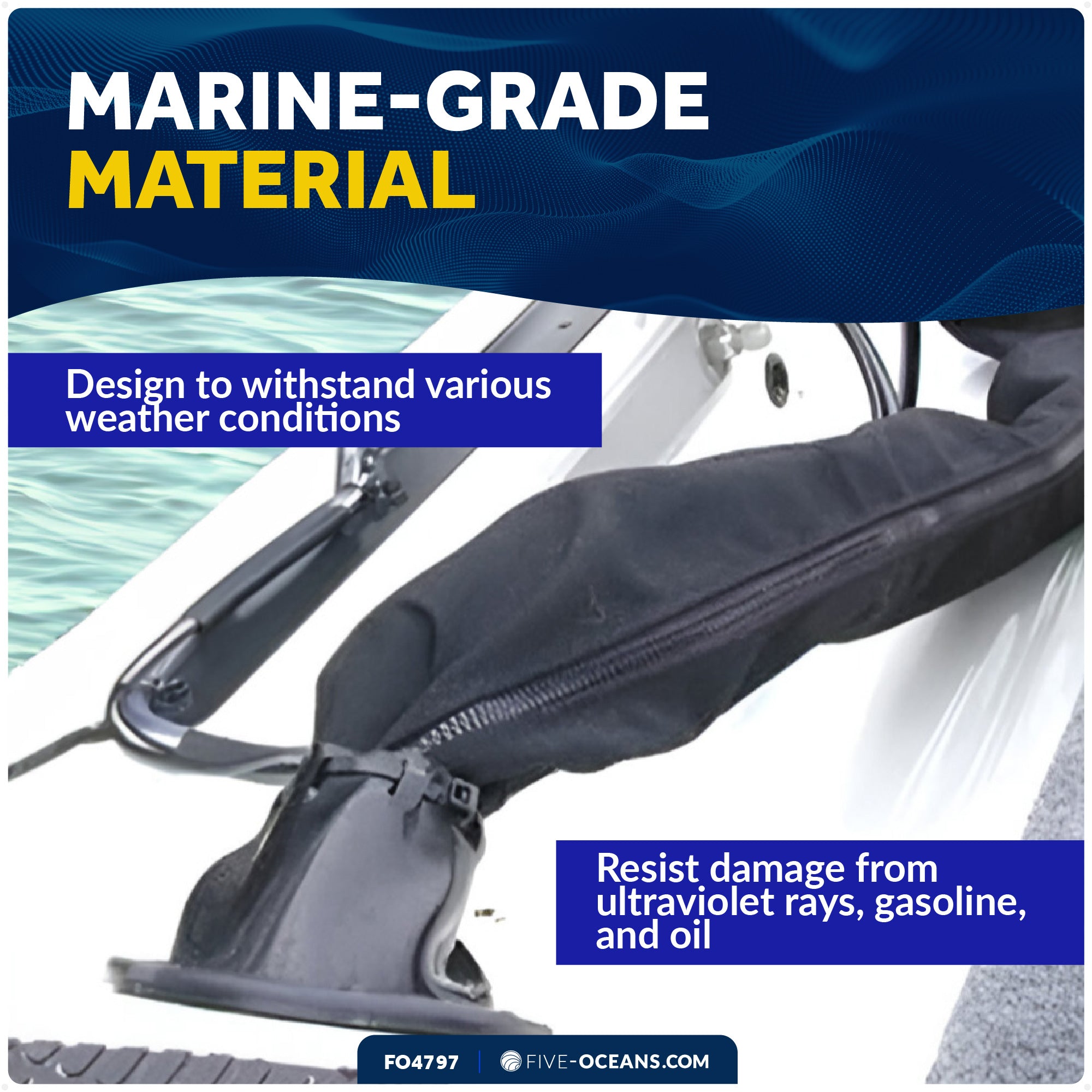 Marine Cable Boot with Cable Tie - FO4797