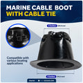 2" (50mm) Cable Boot with Tie - FO4797 - Five Oceans