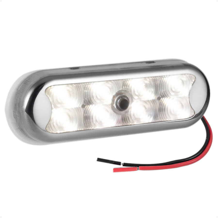 LED Bimini Top Light, Warm White, Surface-Mount, Push On/Off Switch, 12V