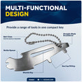 Universal Deck Fill Keys, Stainless Steel, 2-Pack - FO4807 - Five Oceans
