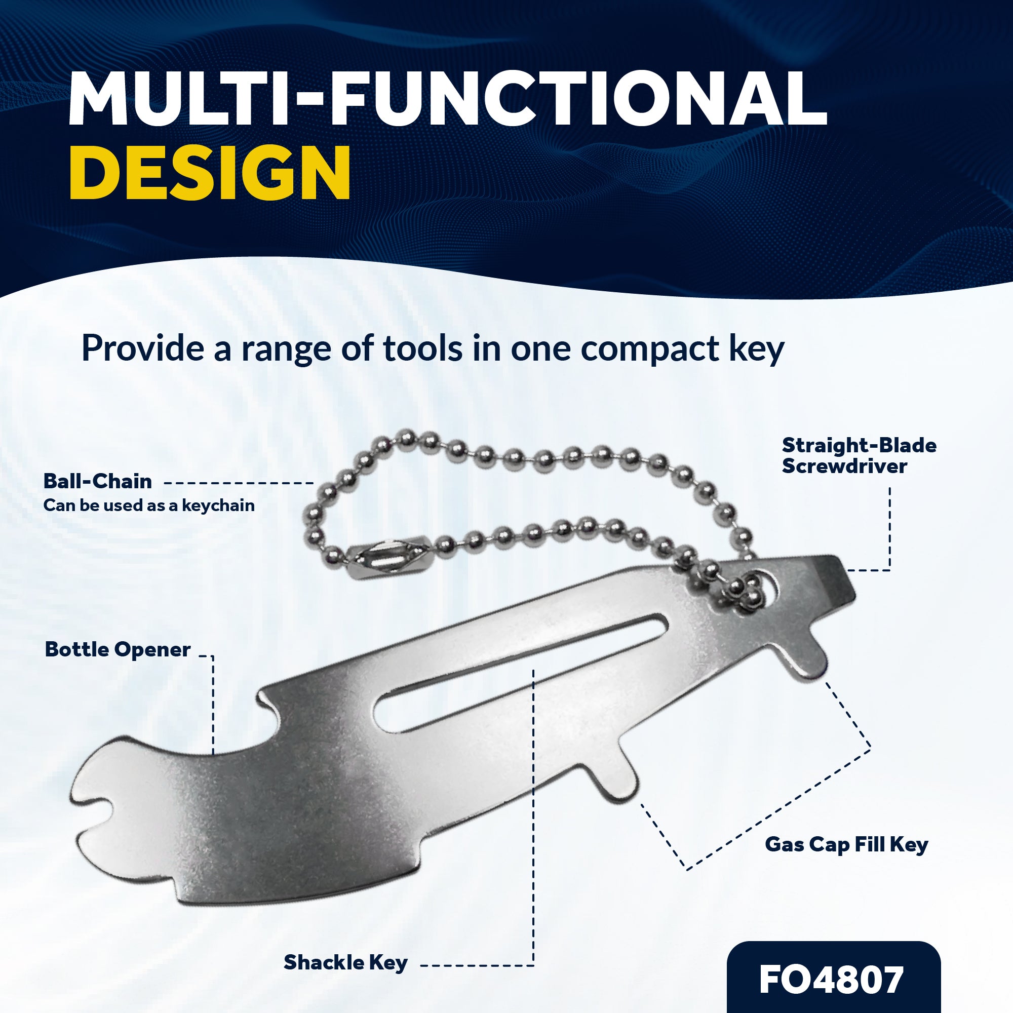 Universal Deck Fill Keys - FO4807 - Five Oceans