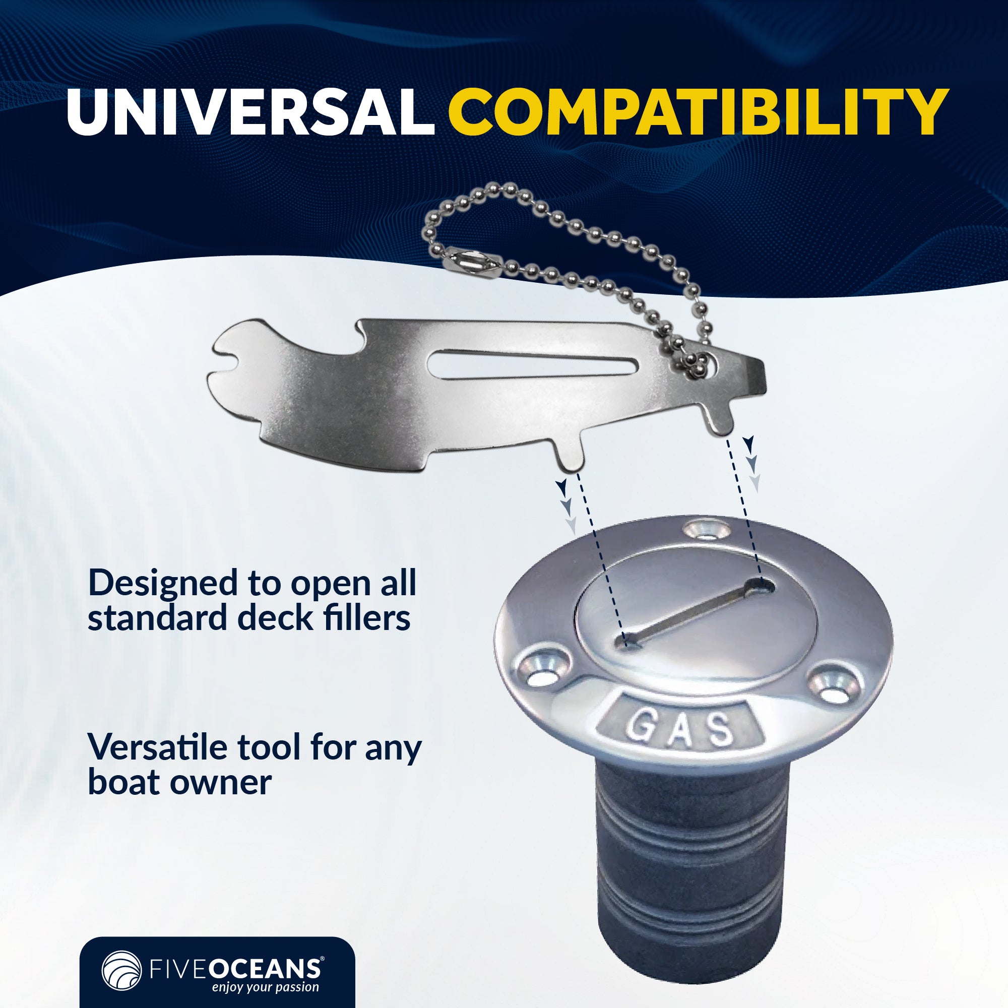 Universal Deck Fill Keys - FO4807 - Five Oceans