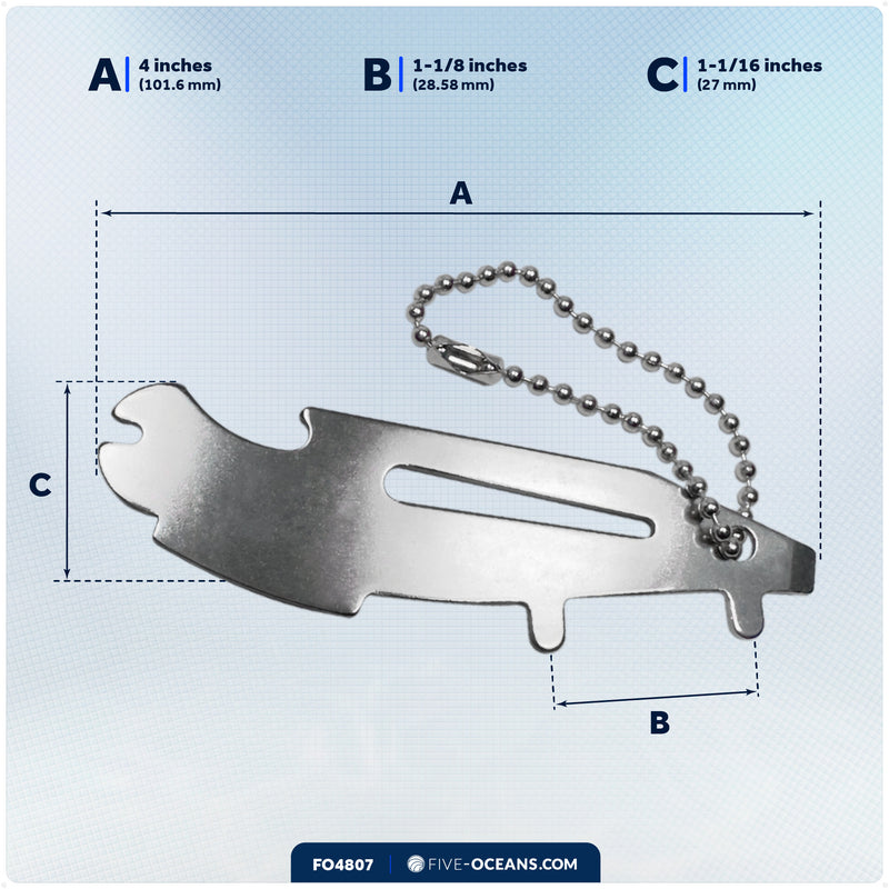 Universal Deck Fill Keys, Stainless Steel, 2-Pack - FO4807 - Five Oceans