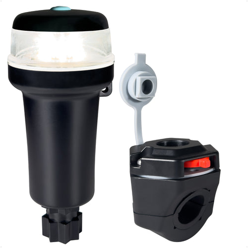 LED Anchor Navigation Light, Rail Mount, Battery-Powered - 2NM