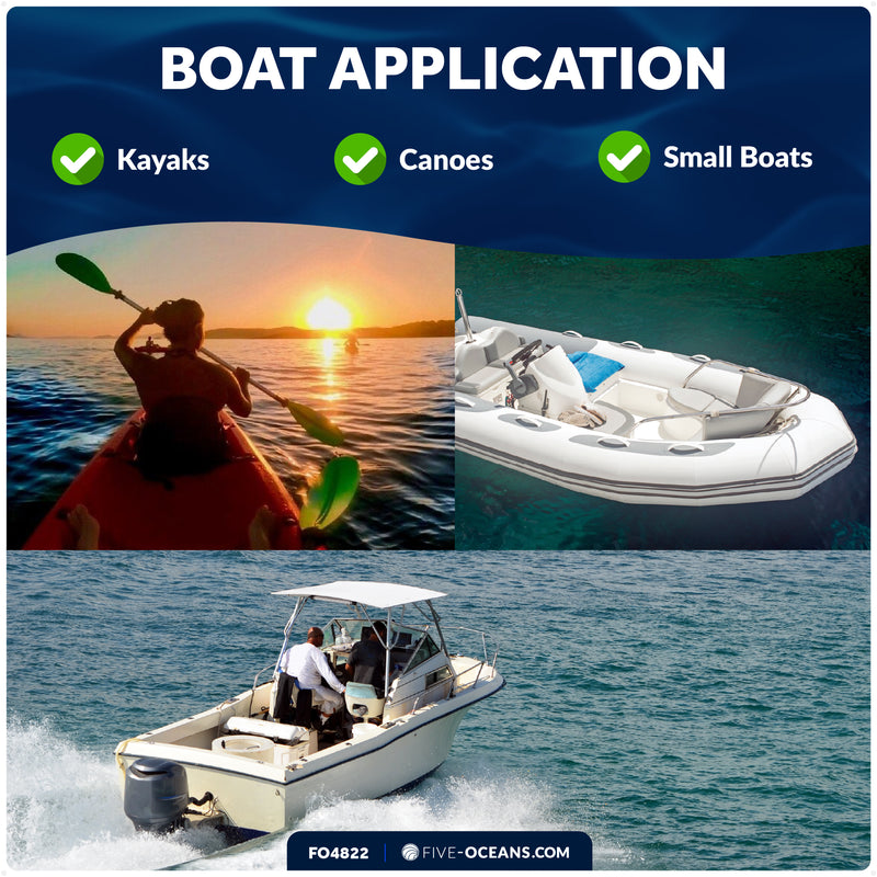 LED Anchor Navigation Light, Rail Mount, Battery-Powered - 2NM