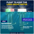 LED Bi-Color & Anchor Navigation Light Kit, Rail Mount, Fold-Down - FO4824-4826-KIT - Five Oceans