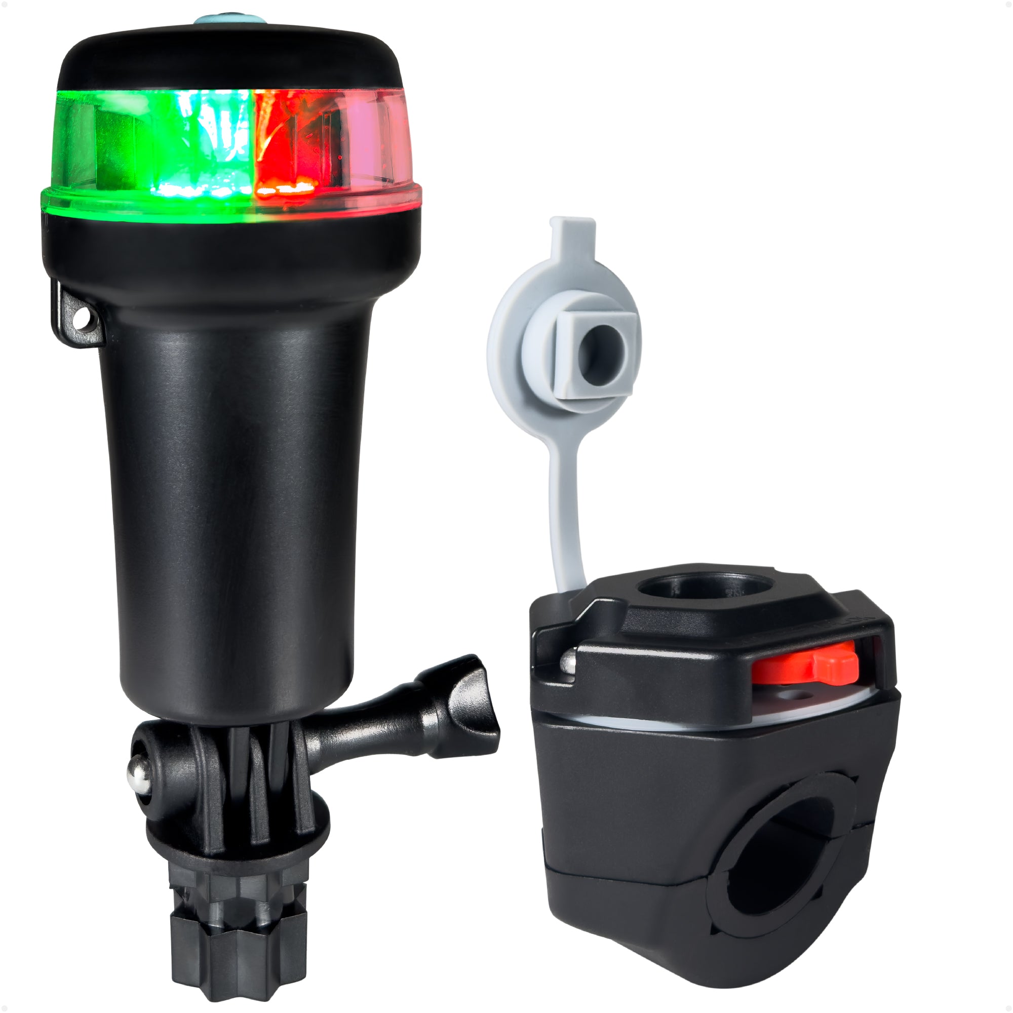 LED Bi-Color Navigation Light, Rail Mount, Fold-Down, Portable, 2NM - FO4824 - Five Oceans